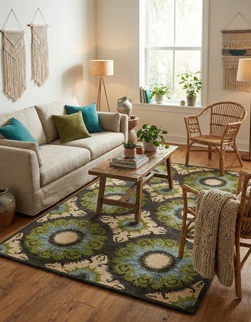 5' x 8' Luna Wool Rug