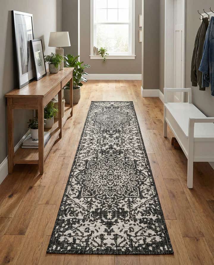 2' x 8' Easy-Clean Jill Zarin Dubai Indoor / Outdoor Runner Rug