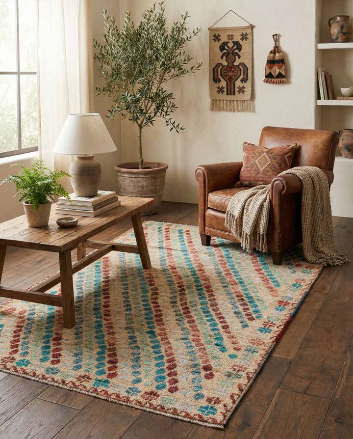 3' 7 x 5' 7 Hand Knotted Balouch Wool Rug