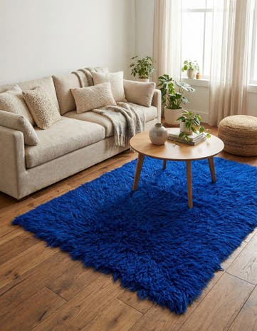 3' 7 x 5' 7 Hand Knotted Moroccan Wool Rug