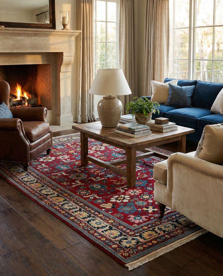 6' 2 x 10' 3 Hand Knotted Kazak Wool Rug