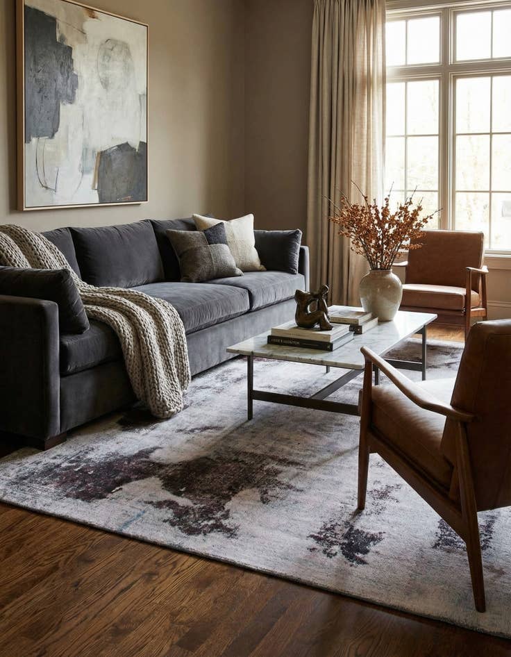 Detail image of 7' 10 x 10' 5  Hand Knotted Ultra Vintage Persian Wool Rug