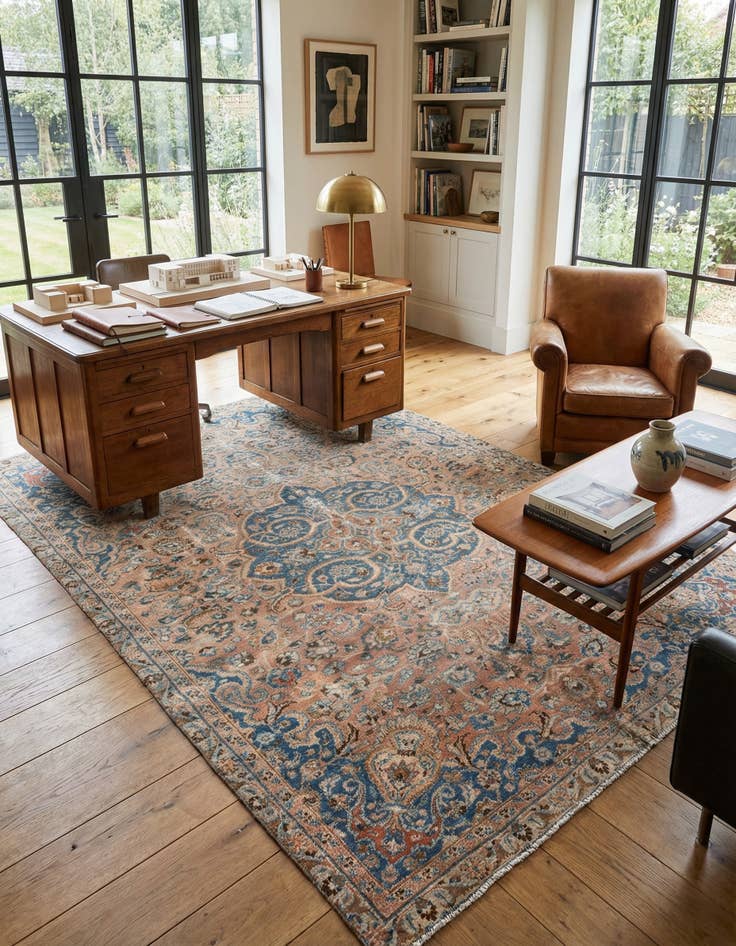 Detail image of  5' 10 x 9' 7 Arak Mir Wool Rug