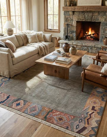 8' 5 x 11' 2 Hand Knotted Tibet Wool Rug