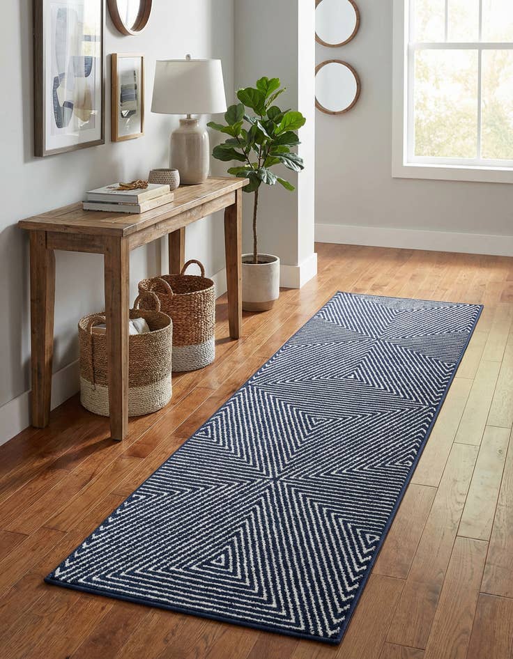 Detail image of 2' x 8'  Washable Sabrina Soto Indoor / Outdoor Runner Rug