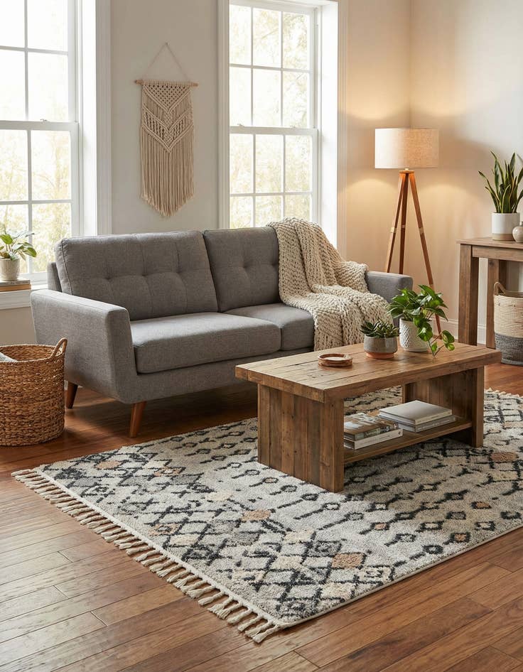 Detail image of  5' 3 x 8' Cherokee Rug