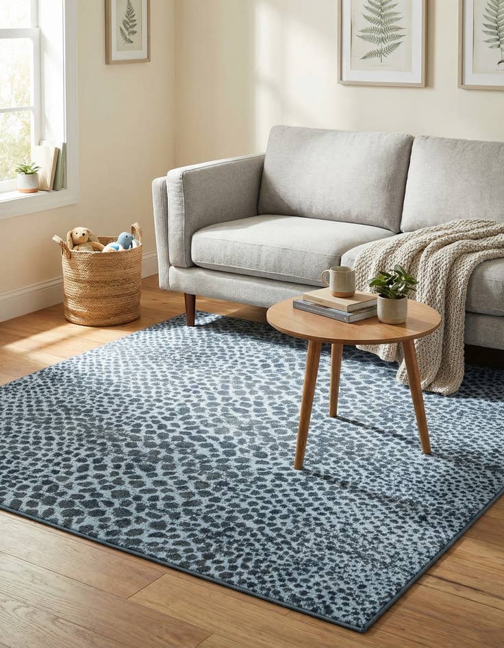 Detail image of 5' 3 x 5' 3 Kamala Washable Square Rug