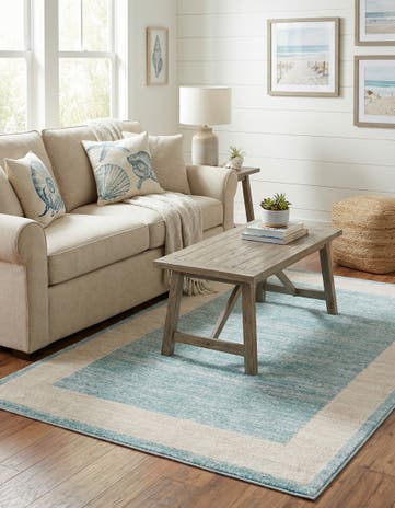 Jill Zarin Turquoise Uptown Yorkville Rug