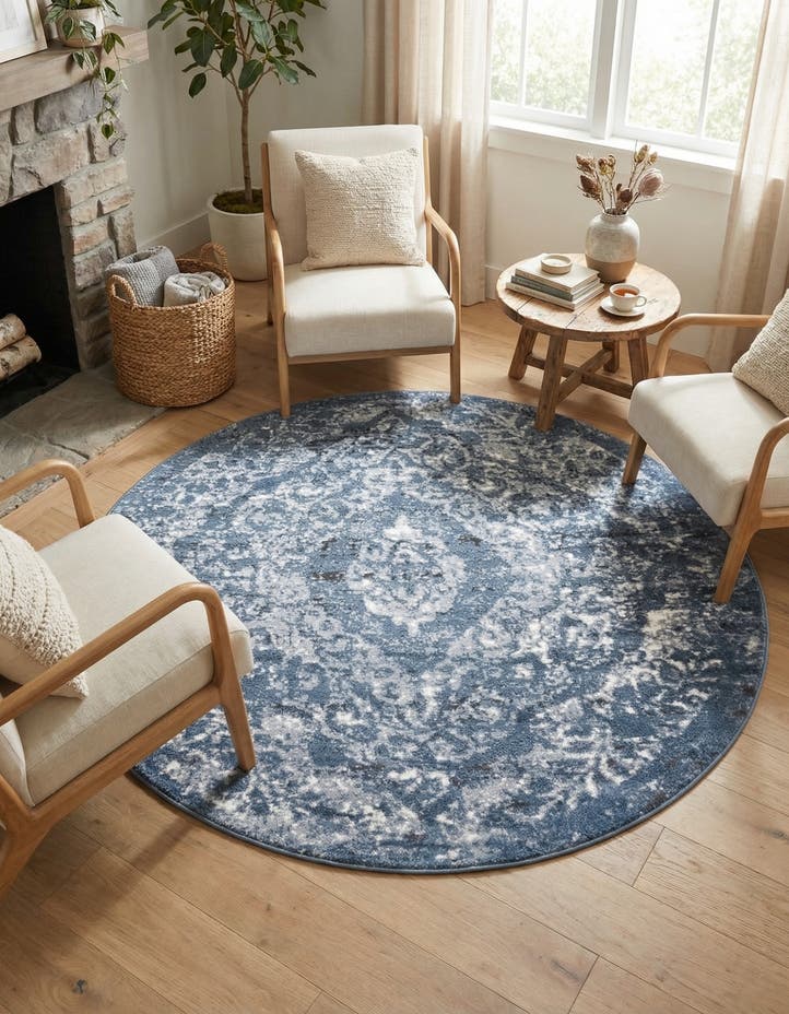5' 3 x 5' 3 Oregon Round Rug