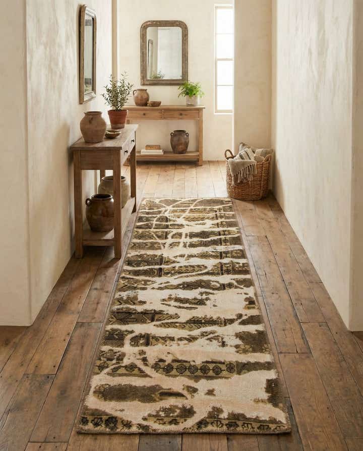 2' x 6' 2 Hand Knotted Ultra Vintage Persian Wool Runner Rug