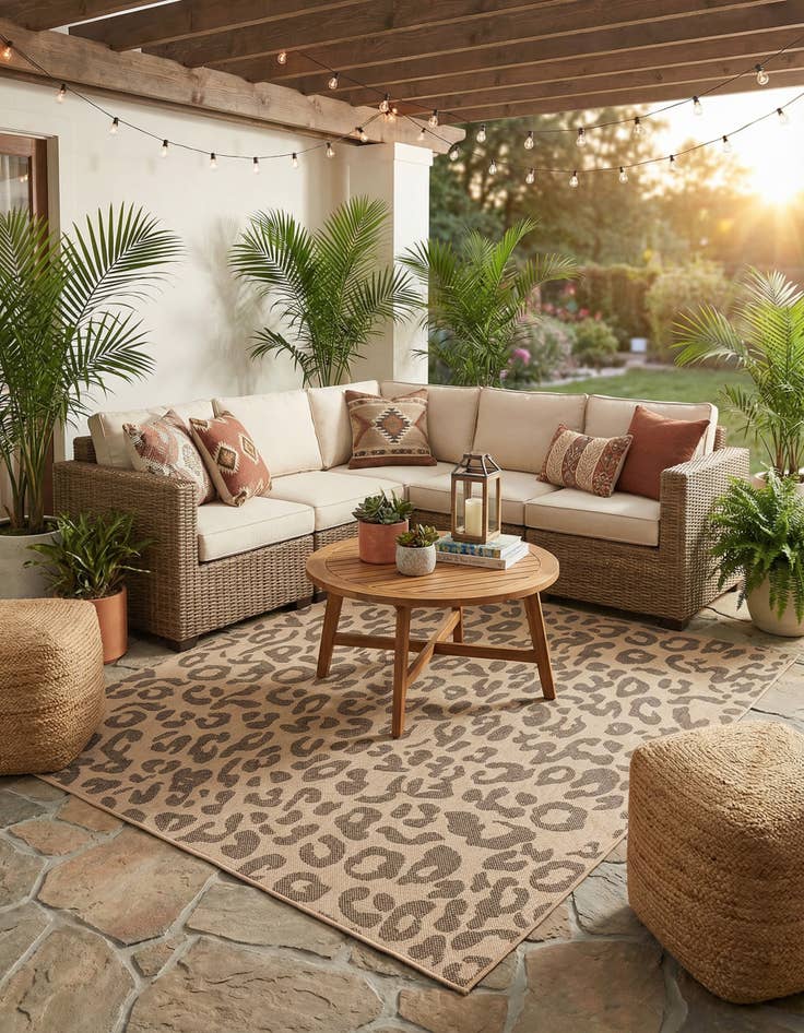 Detail image of  8' x 8' Dunes Square Rug