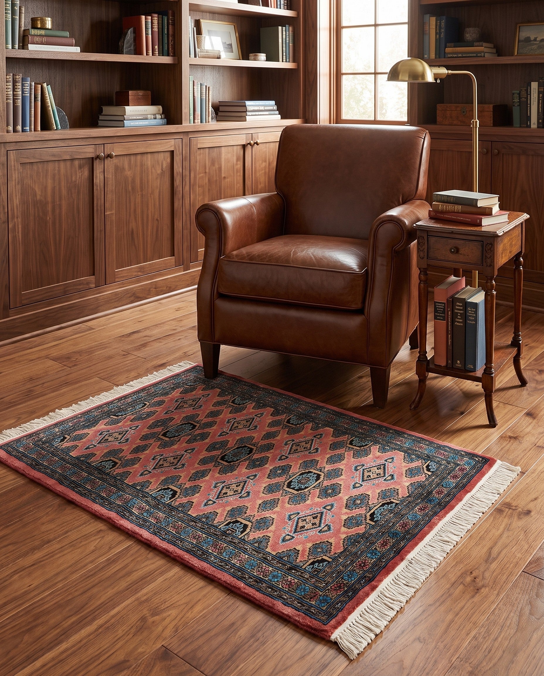 3' 2 x 5' 3 Hand Knotted Bokhara Rug