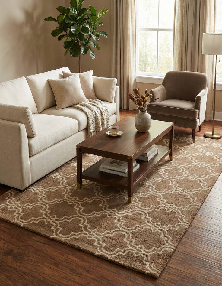 Detail image of 5' x 7' 10 Luna Wool Rug