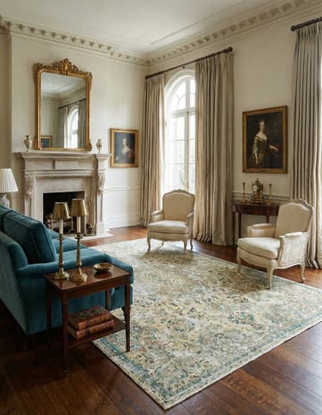 6' 11 x 10' 4 Vintage Royal Rug