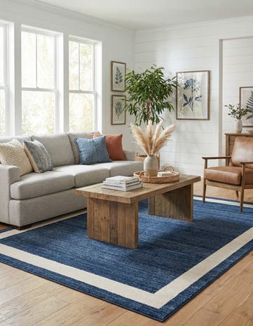Navy Blue Angelica Rug