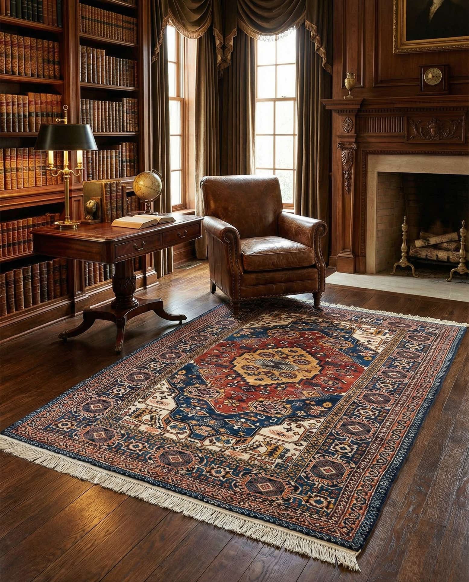 5' x 6' 7 Shirvan Rug