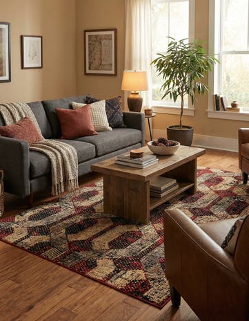 5' 3 x 8' Saturn Rug
