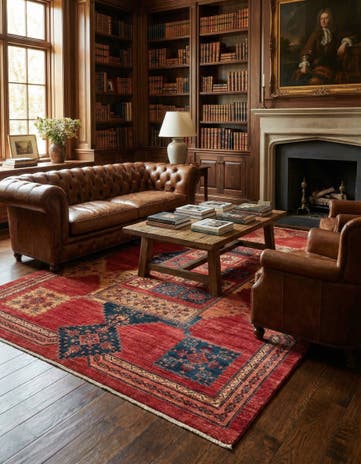 6' 7 x 9' 11 Kashkuli Rug