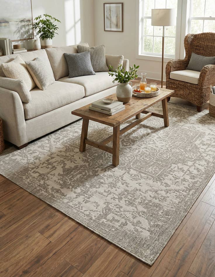 Detail image of 7' x 10'  Washable Jill Zarin Dubai Indoor / Outdoor Rug