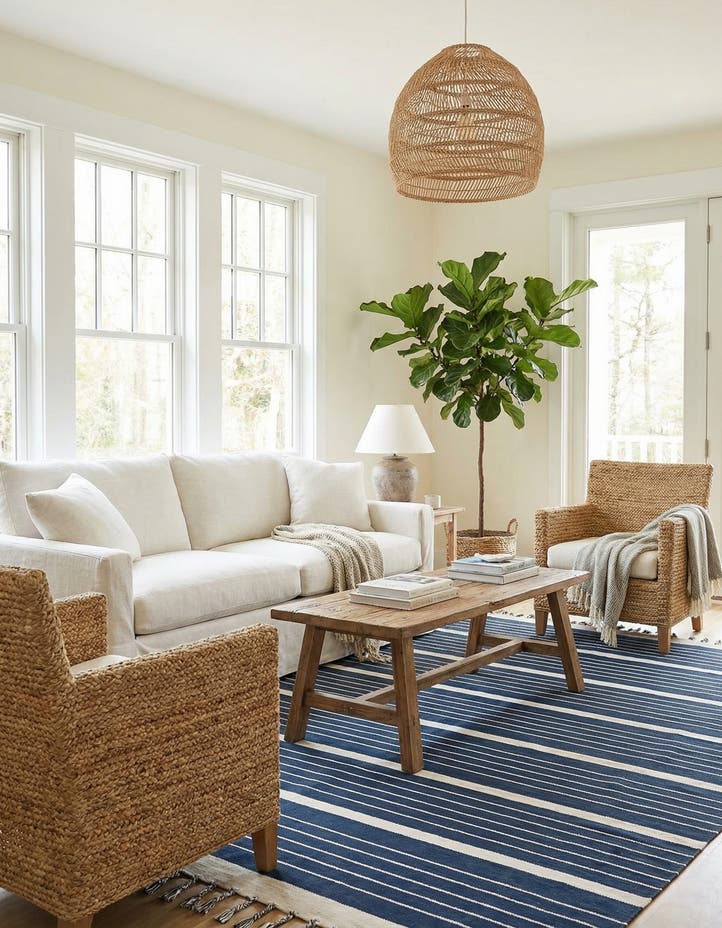 9' x 12' Hand Woven Chindi Cotton Rug
