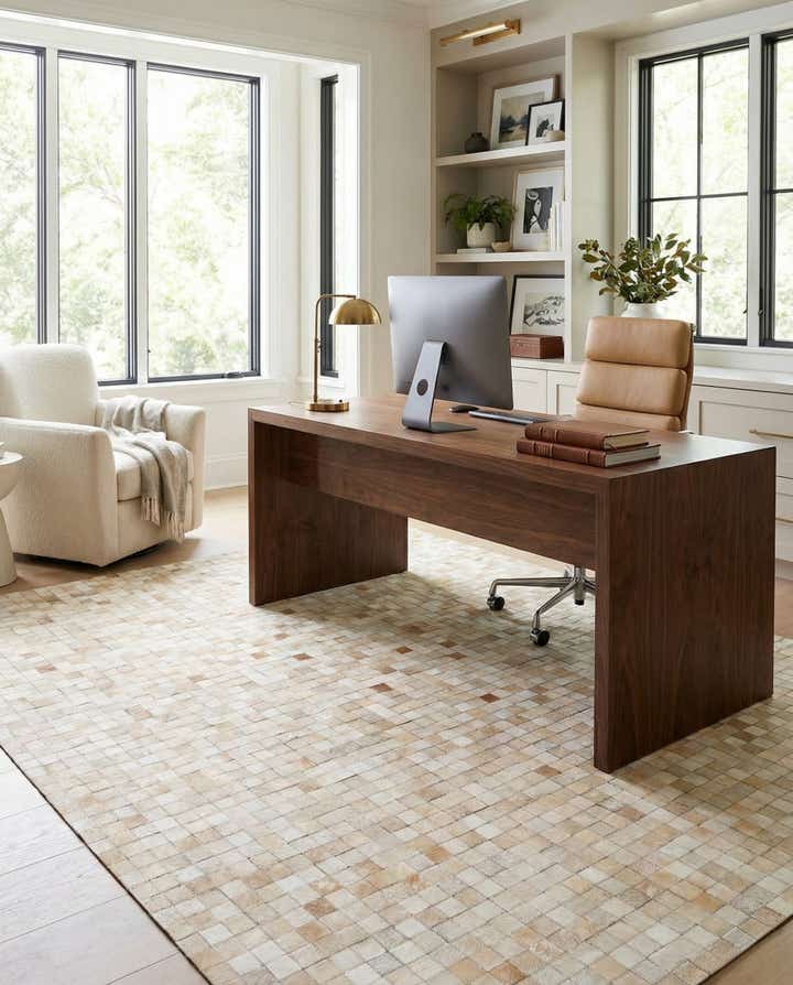 5' x 7' 11 Cowhide Stocks Rug