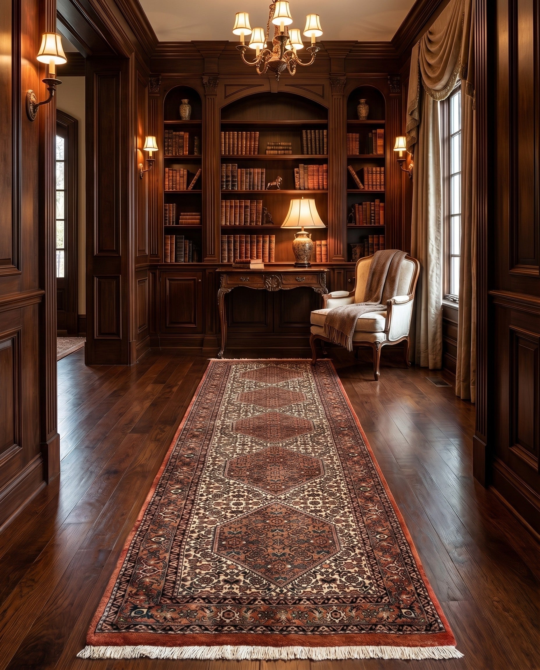 2' 4 x 7' 11 Bidjar Wool Runner Rug