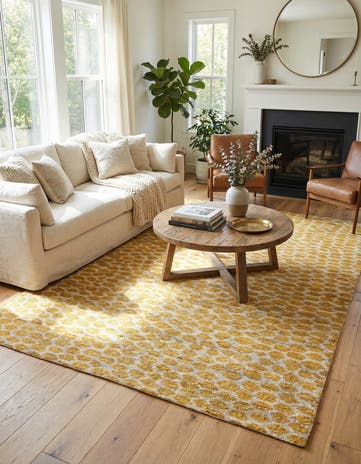 6' x 9' 2 Hand Knotted Darya Wool Rug