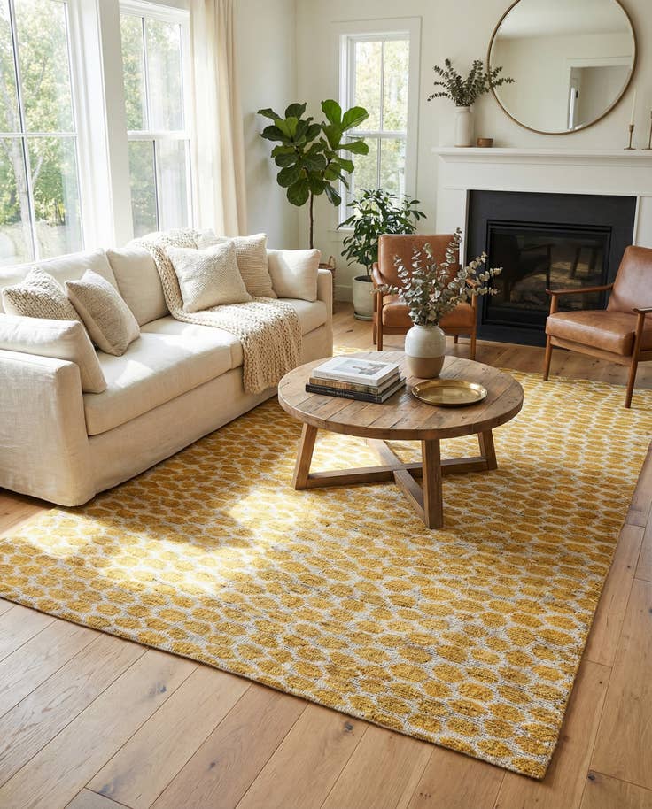 Detail image of 6' x 9' 2 Hand Knotted Darya Wool Rug