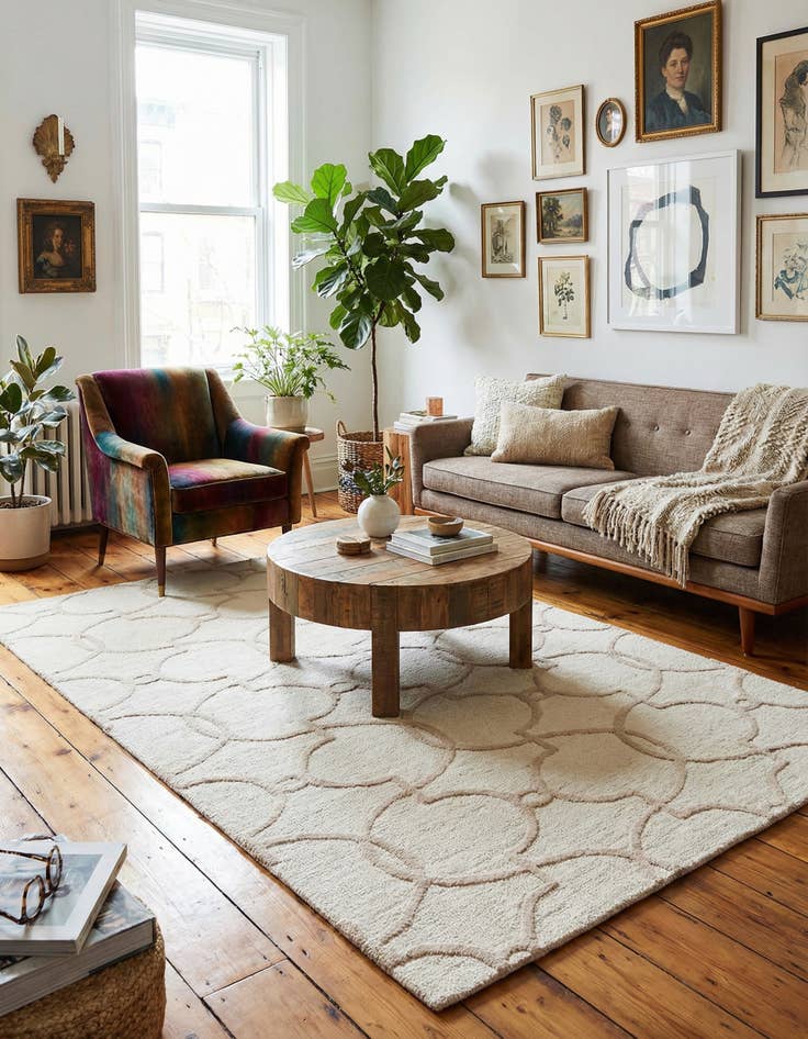 Detail image of 4' 1 x 6' Luna Rug