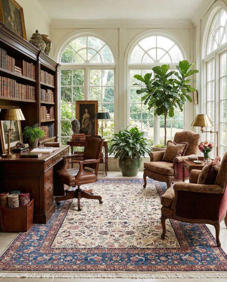Detail image of 8' x 12' 2 Kerman Wool Rug