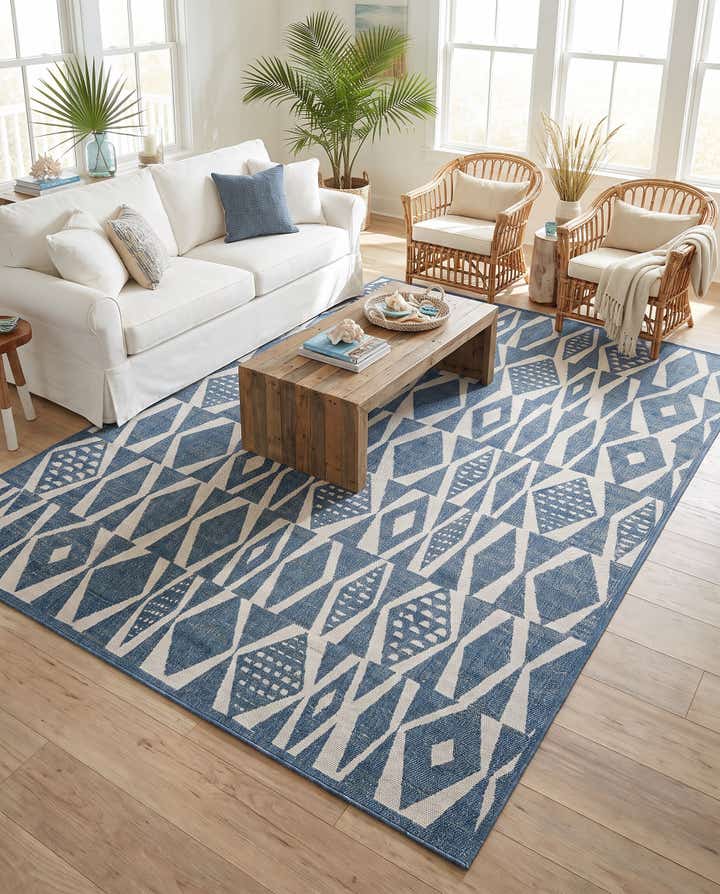 9' x 12' Easy-Clean Baja Indoor / Outdoor Rug