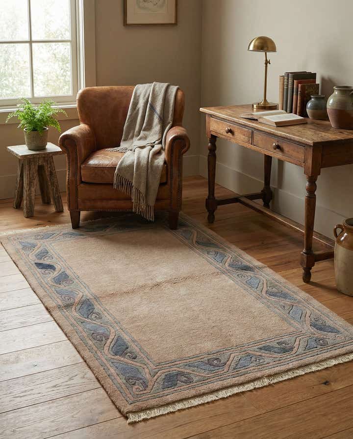 3' 1 x 5' 2 Hand Knotted Tibet Wool Rug
