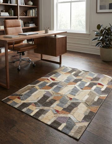 2' 2 x 3' Cowhide Rug