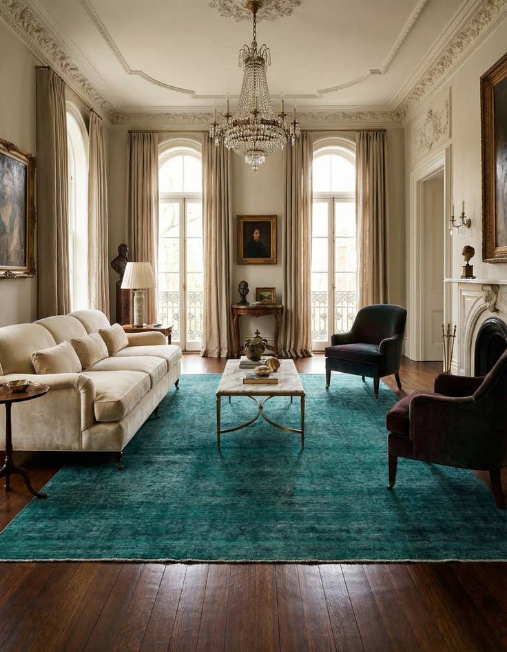 Detail image of 9' 2 x 12' 2  Hand Knotted Ultra Vintage Persian Wool Rug