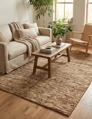 4' 8 x 6' 4 Hand Knotted Moroccan Wool Rug