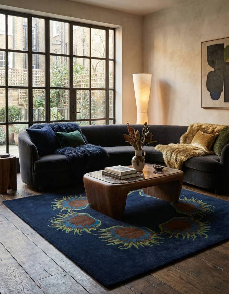 Detail image of 7' 6 x 7' 8 Luna Square Rug