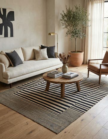5' 8 x 7' 9 Hand Woven Kilim Modern Wool Rug