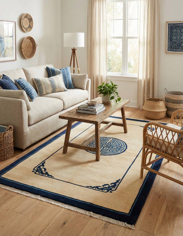 Detail image of 3' 1 x 5' 1  Hand Knotted Darya Rug