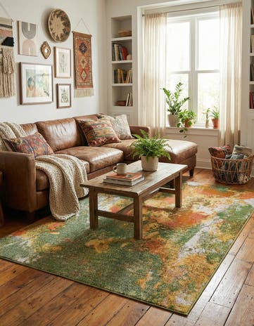 7' 10 x 11' Washable Haerfest Rug