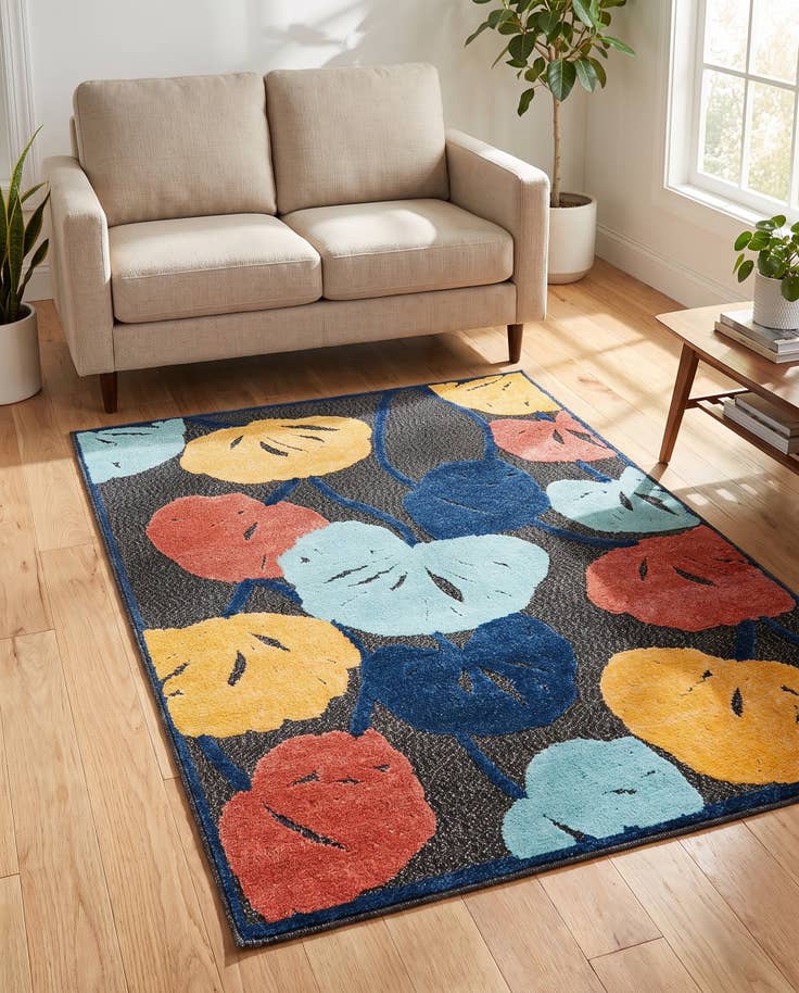 Detail image of 4' x 6' Easy-Clean Belize Indoor / Outdoor Rug