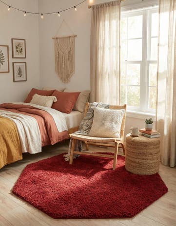 4' x 4' Everyday Shag Octagon Rug
