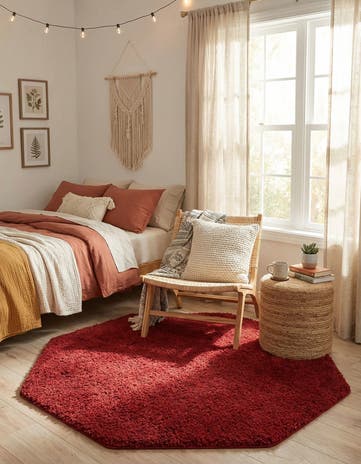 4' x 4' Everyday Shag Octagon Rug