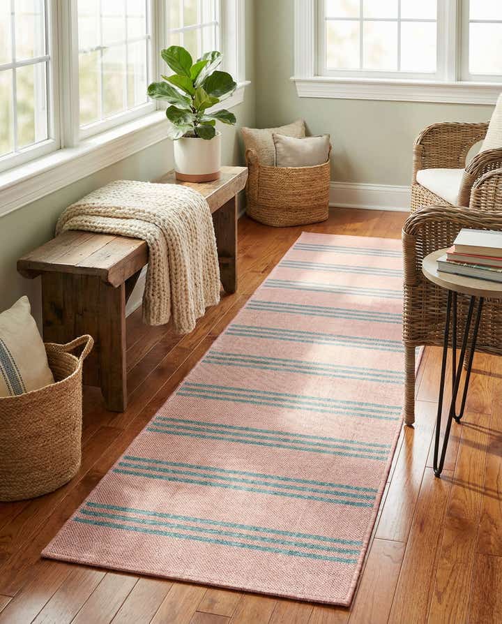 2' x 6' Easy-Clean Jill Zarin Anguilla Indoor / Outdoor Runner Rug