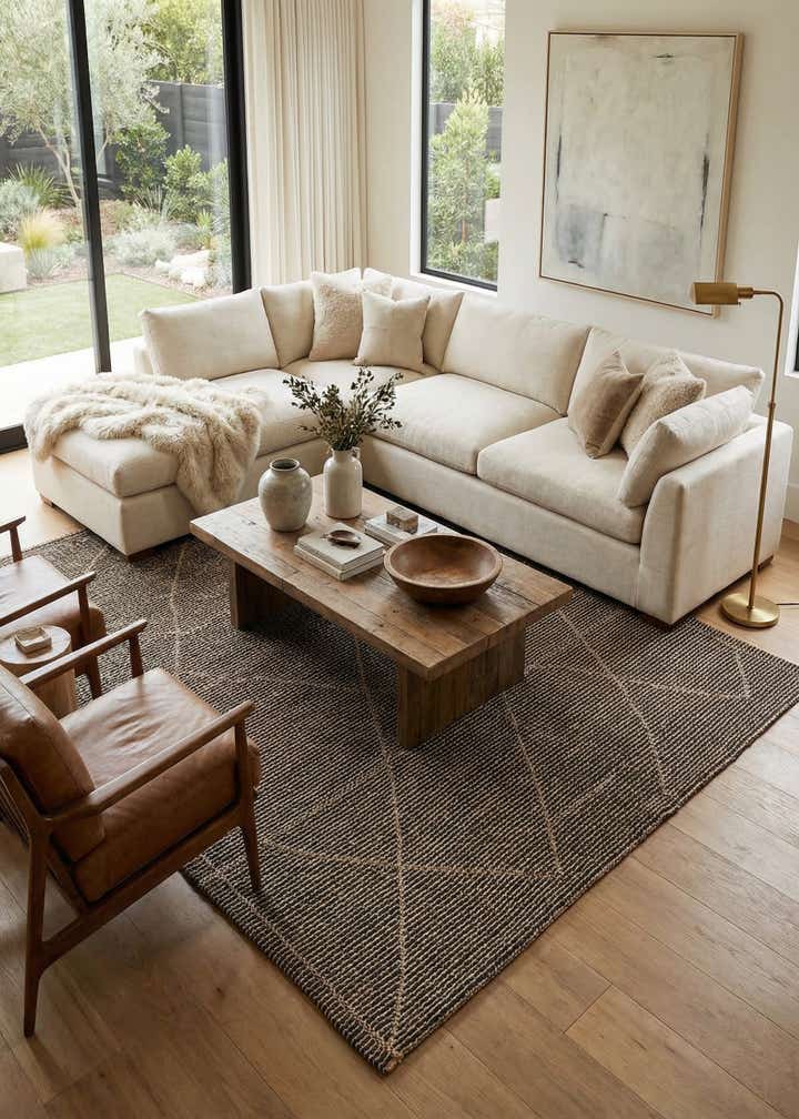 8' x 9' 8 Hand Knotted Darya Wool Rug