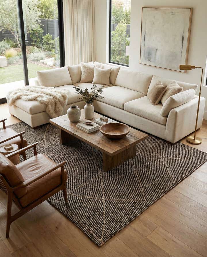8' x 9' 8 Hand Knotted Darya Wool Rug