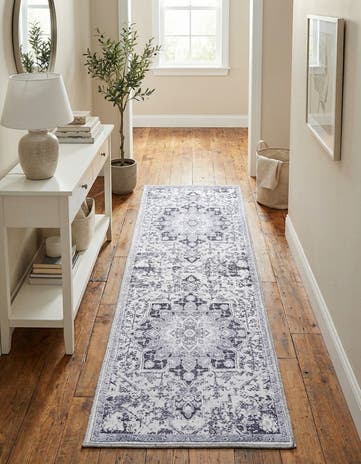 2' x 6' Washable Francesca Runner Rug