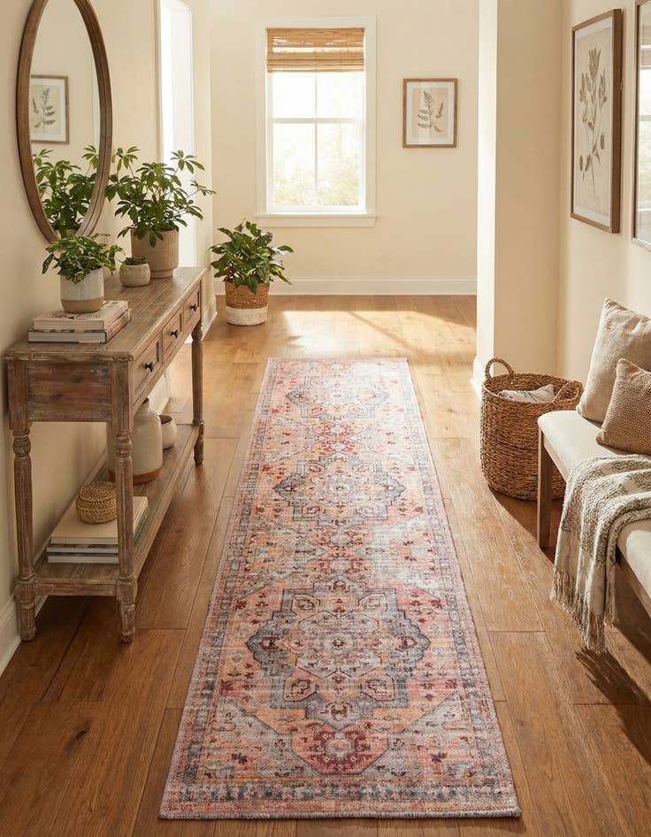 Detail image of 2' x 7' 10  Washable Mangata Runner Rug