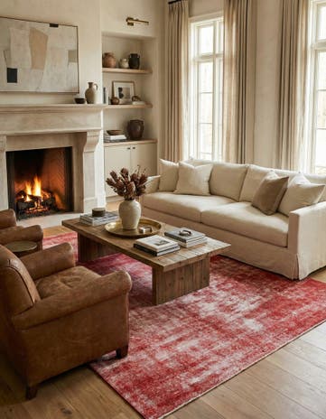 7' 4 x 11' 4 Hand Knotted Ultra Vintage Persian Wool Rug
