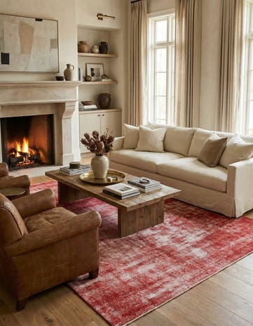 7' 4 x 11' 4 Hand Knotted Ultra Vintage Persian Wool Rug