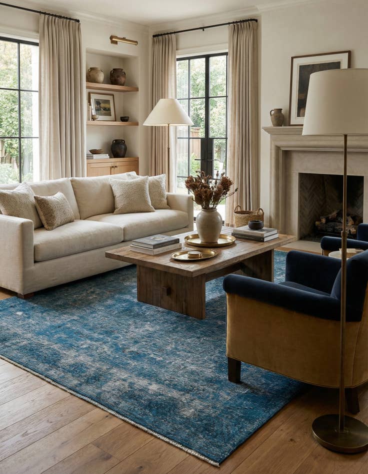 Detail image of 8' 1 x 11' 2  Hand Knotted Ultra Vintage Persian Wool Rug